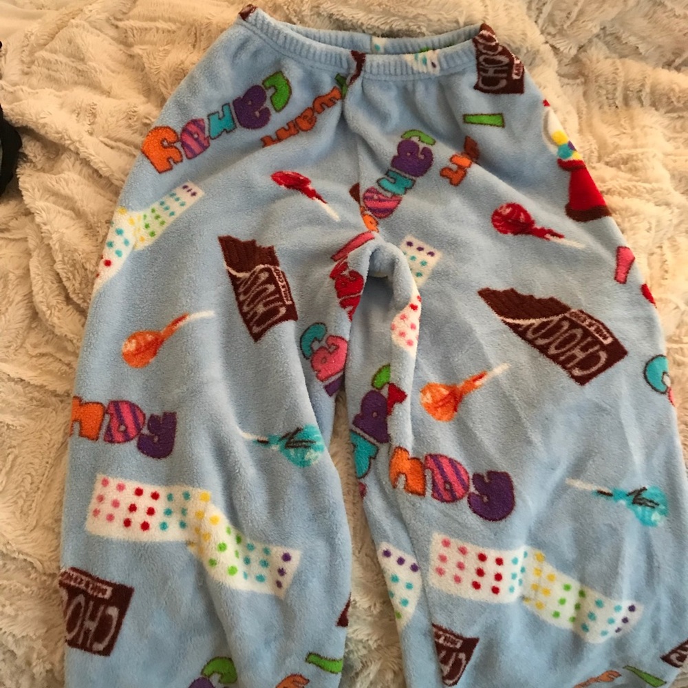 fuzzy PJ pants